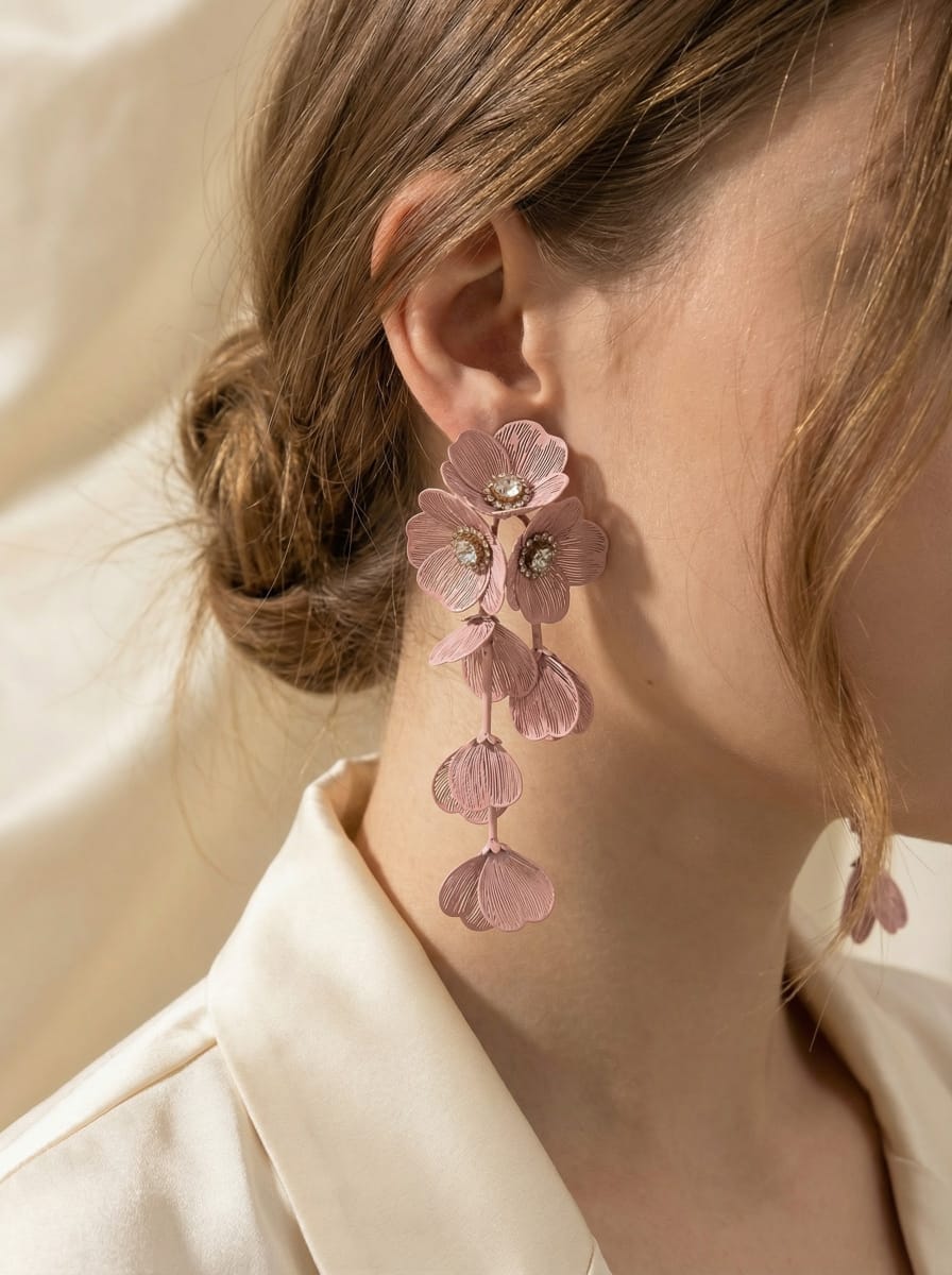 Rose Petal Elegance Jewelry Set