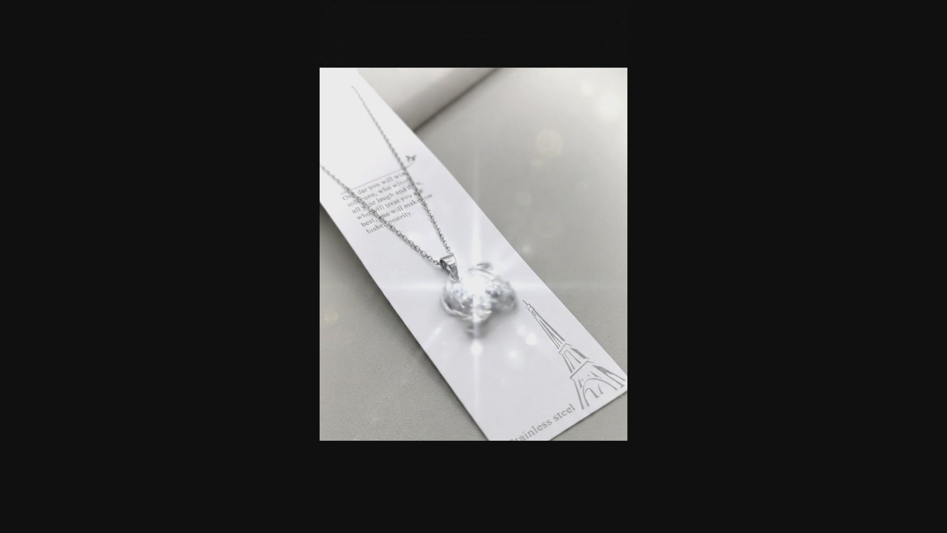 TwirlPetal Floral Pendant