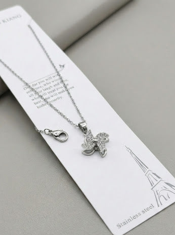 TwirlPetal Floral Pendant